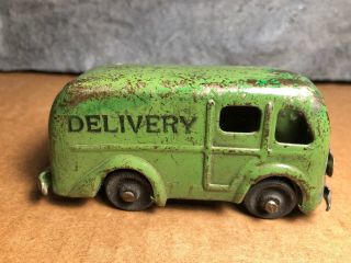Scarce Marx Toys | 4 " Pressed Steel Delivery Van Load For O Gauge Train Flat Car