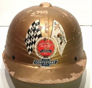 1947 All - American Soap Box Derby Chevrolet 10th Anniversary Turret Top Helmet