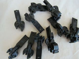 (10) Ea Aristocraft G - Scale Knuckle Couplers W/mounting Bracket 2 " Long,