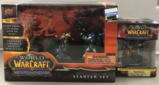 World Of Warcraft Miniatures Game Starter Set And Fleet Master Seahorn Premium