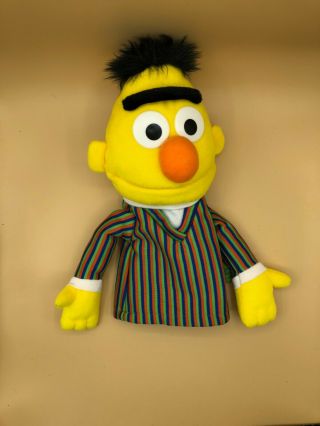 Bert And Ernie Gund Sesame Street Hand Puppet Plush Kids Soft Stuffed Toy Doll