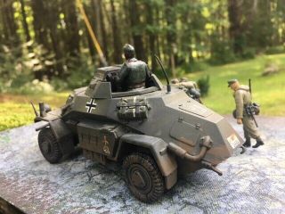 21st Century Toys WWII German SDK 222 Armored Car w/Infantry 1:32 Scale 3