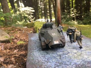 21st Century Toys WWII German SDK 222 Armored Car w/Infantry 1:32 Scale 8