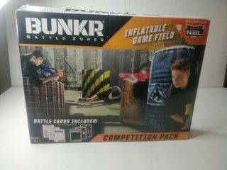 Bunkr Battlezones Inflatable Game Field Competition Nbl Pack Open Box