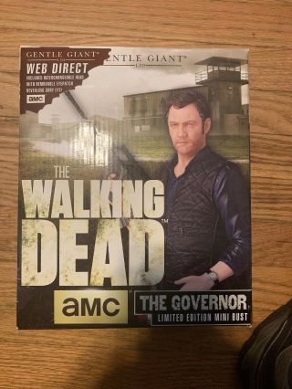 The Governor Web Direct The Walking Dead Gentle Giant Mini Bust 76/1264.