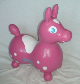 RODY HORSE CHILD ' S RIDING TOY IN PINK 3