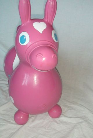 RODY HORSE CHILD ' S RIDING TOY IN PINK 4