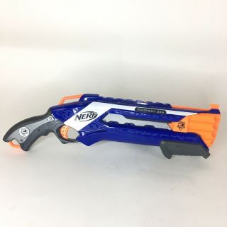 Nerf N Strike Elite Roughcut 2x4 Dart Blaster Gun Toy Blue 2012