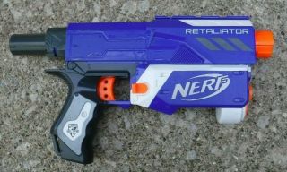 Nerf N - Strike Blue Elite Retaliator Blaster Only