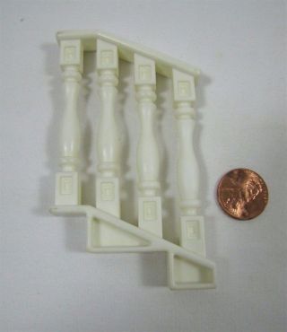 Playskool Victorian Dollhouse White Railing For Front Porch Vintage Replacement