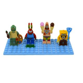 Lego Sponge Bob Square Pants Mini Figures Also Mr.  Krabbs Squidward And Patrick