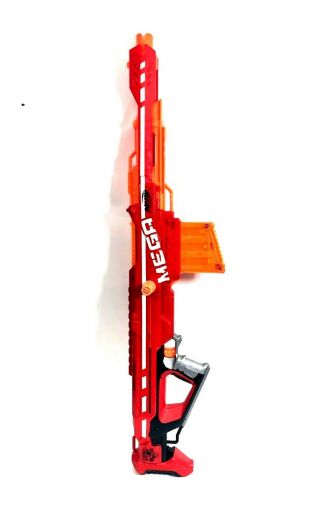 Nerf Mega N - Strike Elite Centurion Long Range Dart Gun Blaster W Clip - No Darts