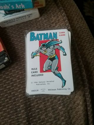 Batman 1966 Whitman Matching Card Game Complete Set Case Dc Comics