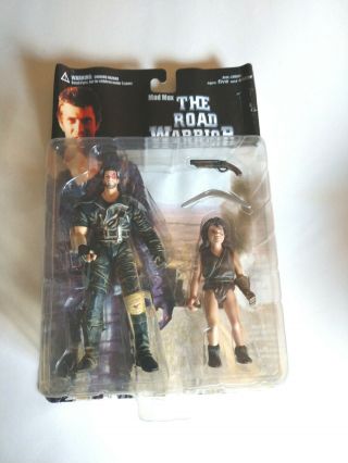 Mad Max The Road Warrior With Boy Action Figure - N2 Toys (2000) - On Card