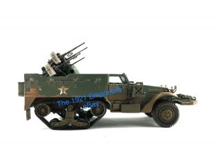 1:32 Diecast Unimax Toys Forces Of Valor Wwii Us Army M16 Halftrack Quad 50 Aa