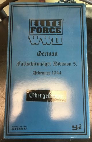 Bbi Elite Force 1/6 Wwii German Figure Fallschirmjager Division 5 Mib Rare