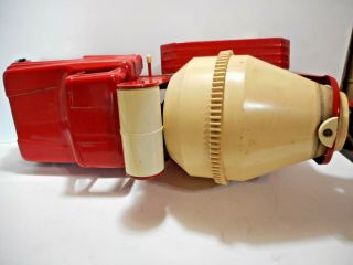 EARLY TONKA PRESSED STEEL RED CEMENT MIXER TRUCK TOY 0620 1962 8