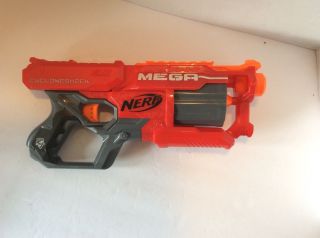 Nerf N - Strike Blaster Foam Dart Gun Elite Mega Cycloneshock Shoots 90 Feet Toy