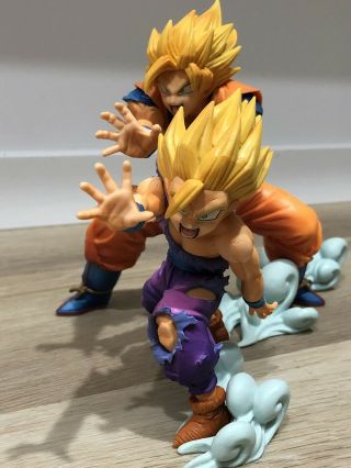 Son Goku Son Gohan KaMeHaMeHa Figurine Resin Statue Father And Son Dragon Ball 2