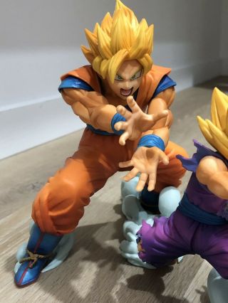 Son Goku Son Gohan KaMeHaMeHa Figurine Resin Statue Father And Son Dragon Ball 3
