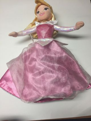 ARIEL & AURORA Princess Reversible Topsy Turvy Flip Doll 14 