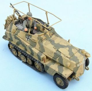 Sd.  Kfz.  250/3 Half Track,  Funkpanzerwagen,  Scale 1/35,  Hand - Made Plastic Model