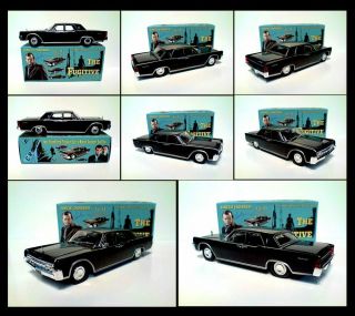 The Fugitive Code 3 Lincoln Continental David Janssen With Code 3 Display Box