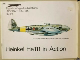 Squadron Signal Heinkel He - 111 In Action Aircraft No.  6