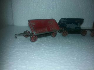 TOOTSIETOY 1930 ' s MACK TRUCK CONTRACTOR 3 DUMP TRAILERS ONLY 2