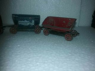 TOOTSIETOY 1930 ' s MACK TRUCK CONTRACTOR 3 DUMP TRAILERS ONLY 4