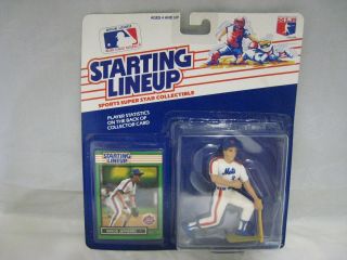 1989 Gregg Jefferies Kenner Starting Lineup Baseball Toy & Card Ny Mets 2