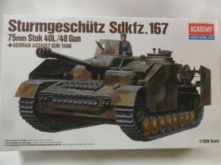 Academy 1/35 Scale Sturmgeschutz Sdkfz.  167 7dmm Stuk 40l/48 Gun
