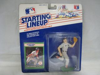 1989 Mike Greenwell Kenner Starting Lineup Baseball Toy & Card Boston Red Sox 2