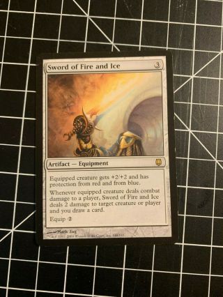 1x Sword Of Fire And Ice Darksteel Mtg Magic The Gathering Played