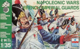 Esci Ertl 1:35 Napoleonic Wars French Imperial Guards Plastic Figure Kit 5505u