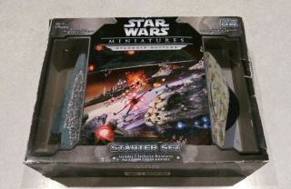 Star Wars Miniatures Starship Battles Starter Set Appears Open Box