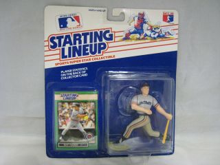 1989 Matt Nokes Kenner Starting Lineup Baseball Toy & Card Detroit Tigers 2