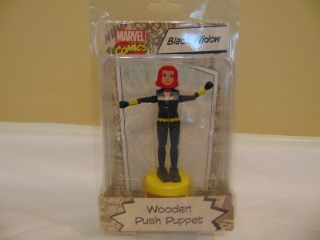 Marvel Wooden Push Puppets Vintage Retro Style [Buy One or More] 4