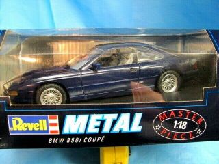 Revell Master Piece 1:18 Bmw 850i Coupe (dark Blue 8808) Mib