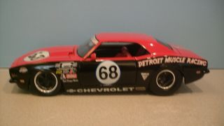 1:18 Scale Jada Toy Bigtime Muscle 1968 Chevy Camaro 68 Detroit Racing Diecast