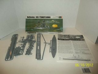 Revell Battleship Uss Pennsylvania H - 486 1/720 Scale Model Kit Y11