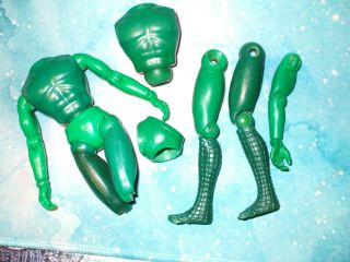 Vintage Mego Body Parts For Customs & Repairs Lizard Man All 1970s