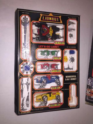 Voltron Defender Of The Universe Golion ボルトロン Lionbot 1980 Die Cast Taiwan