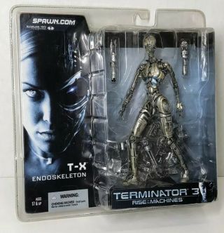 Mcfarlane Toys Terminator 3 Rise Of The Machines T - X Endoskeleton Terminatrix