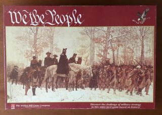We The People - Avalon Hill - 1993 - Complete With Hard To Find Expansion Cards