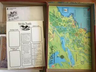 We the People - Avalon Hill - 1993 - complete with hard to find expansion cards 3