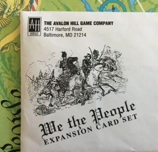 We the People - Avalon Hill - 1993 - complete with hard to find expansion cards 4