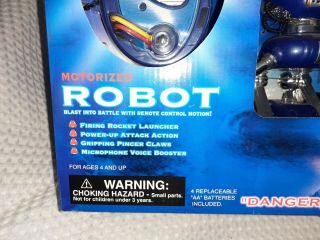 LOST IN SPACE ROBOT - Motorized - Remote Control - TRENDMASTERS 1997 - MIB 3