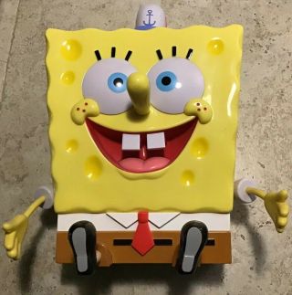 Funoise Spongebob Squarepants Talking Cookie Jar Fun - Damental Nickelodeon 2003