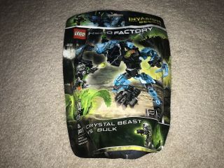Lego 44026 Hero Factory Invasion From Below Crystal Beast Vs Bulk